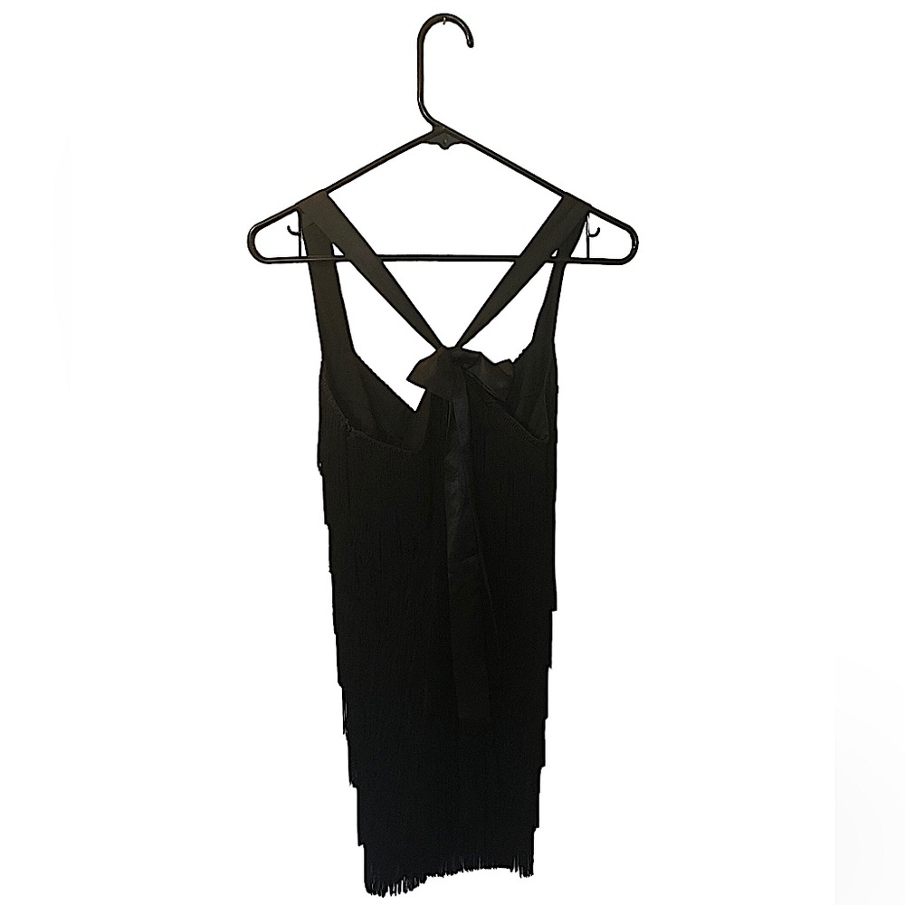Mystery House Black Flapper Dress - size S